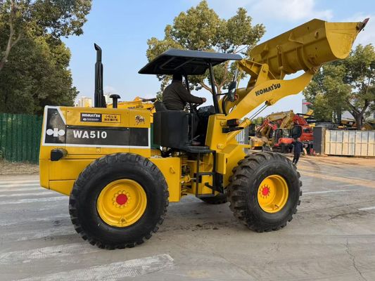 Bản gốc Nhật Bản sử dụng Komatsu WA510 Mini Loader bánh xe làm việc trong tình trạng tốt