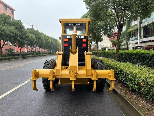 Nhật Bản nguyên bản 140H Caterpillar Motor Grader sử dụng an toàn hoạt động