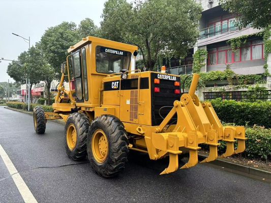 Nhật Bản nguyên bản 140H Caterpillar Motor Grader sử dụng an toàn hoạt động