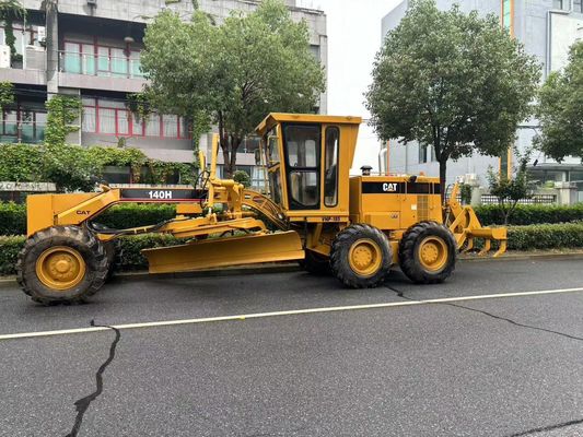 Nhật Bản nguyên bản 140H Caterpillar Motor Grader sử dụng an toàn hoạt động