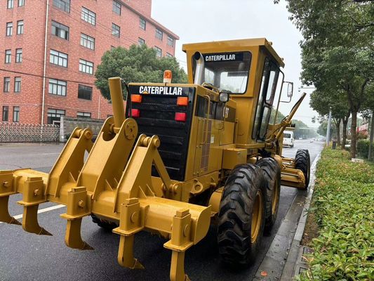 Nhật Bản nguyên bản 140H Caterpillar Motor Grader sử dụng an toàn hoạt động