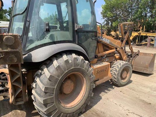 CASE 580M nguyên bản Mỹ sử dụng Backhoe Loader tiết kiệm nhiên liệu sử dụng Backhoe