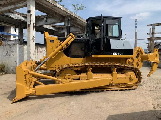6 Way Blade SHANTUI SD22 Bulldozer tay hai với Hydraulic Ripper