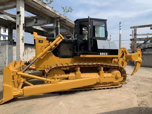 6 Way Blade SHANTUI SD22 Bulldozer tay hai với Hydraulic Ripper