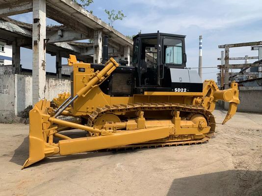 6 Way Blade SHANTUI SD22 Bulldozer tay hai với Hydraulic Ripper