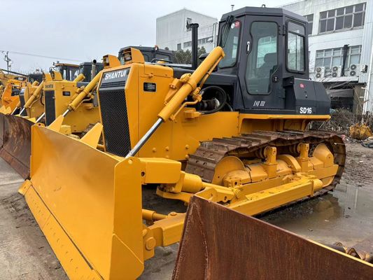 SHANTUI SD16 sử dụng crawler bulldozer bảo trì thấp dozer tay thứ hai