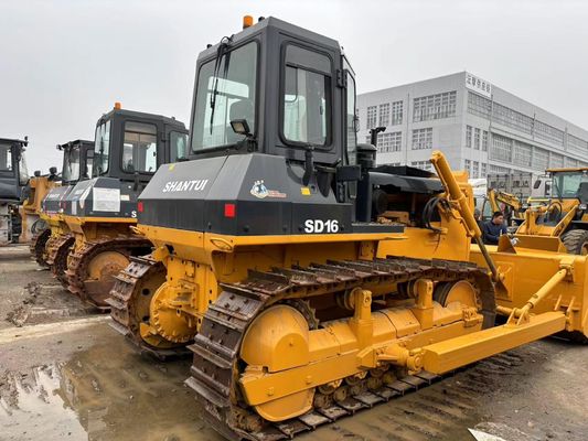 SHANTUI SD16 sử dụng crawler bulldozer bảo trì thấp dozer tay thứ hai