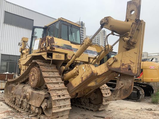 Sử dụng Caterpillar D9R LGP Crawler gắn Dozer màu gốc cho khai thác mỏ