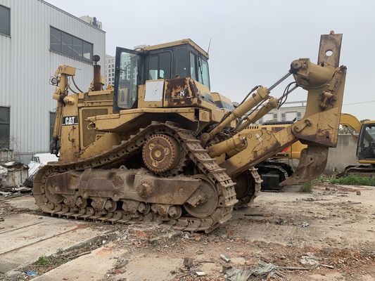 Sử dụng Caterpillar D9R LGP Crawler gắn Dozer màu gốc cho khai thác mỏ
