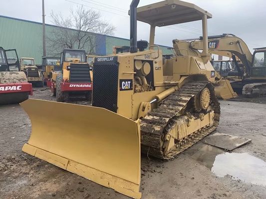 Sử dụng Crawler CAT D4H Bulldozer Sơn lại Màu Động cơ cao Hoạt động dễ dàng