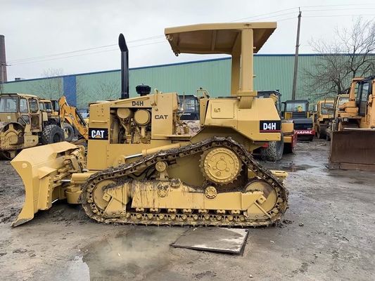 Sử dụng Crawler CAT D4H Bulldozer Sơn lại Màu Động cơ cao Hoạt động dễ dàng