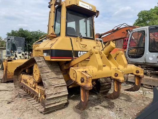 Màu gốc Caterpillar D6N XL sử dụng máy kéo nhỏ với máy xé thủy lực