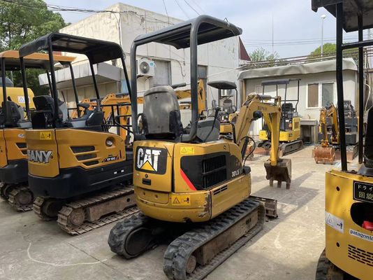 Caterpillar 301.5CR Máy đào cũ Mini Size với màu sắc ban đầu