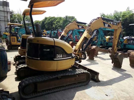 Màu gốc 303 CR Máy đào CAT sử dụng hiệu quả năng lượng Máy đào mini CAT sử dụng
