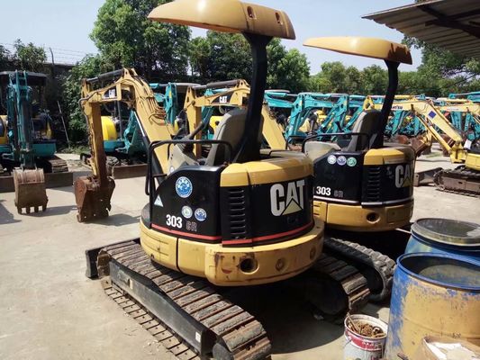 Màu gốc 303 CR Máy đào CAT sử dụng hiệu quả năng lượng Máy đào mini CAT sử dụng