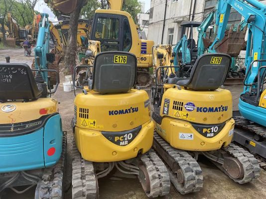 Nhật Bản Komatsu PC10MR-2 Máy đào tay thứ hai để làm việc trong nhà