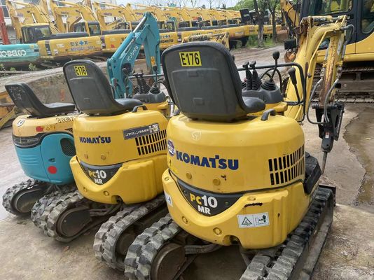Nhật Bản Komatsu PC10MR-2 Máy đào tay thứ hai để làm việc trong nhà