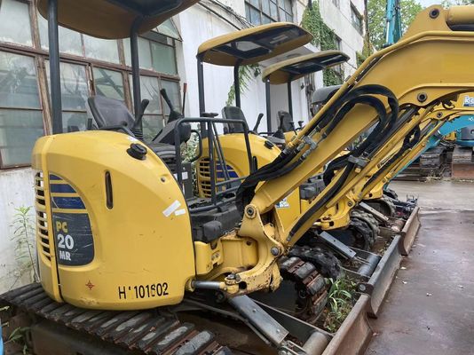 Komatsu PC20MR-2 sử dụng máy đào crawler gắn trên bản gốc Nhật Bản làm việc trong vườn