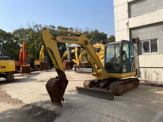 Màu nguyên bản sử dụng Komatsu PC56MR-2 Mini Excavator trong tình trạng tuyệt vời