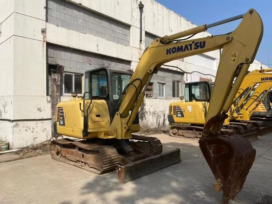 Màu nguyên bản sử dụng Komatsu PC56MR-2 Mini Excavator trong tình trạng tuyệt vời