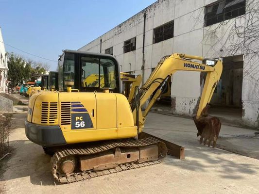 Màu nguyên bản sử dụng Komatsu PC56MR-2 Mini Excavator trong tình trạng tuyệt vời