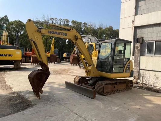 Màu nguyên bản sử dụng Komatsu PC56MR-2 Mini Excavator trong tình trạng tuyệt vời