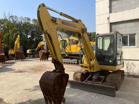 Màu nguyên bản sử dụng Komatsu PC56MR-2 Mini Excavator trong tình trạng tuyệt vời
