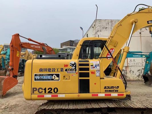 12 tấn sử dụng Komatsu PC120-6 Crawler Hydraulic Excavator Bảo đảm an toàn