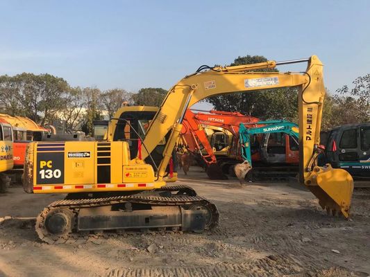 Tiết kiệm năng lượng sử dụng Komatsu PC130 6 Crawler Độ ổn định cao Màu gốc