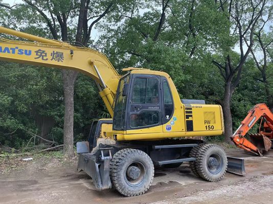 Máy đào Komatsu Nhật Bản PC150W-6 Máy đào bánh xe cũ