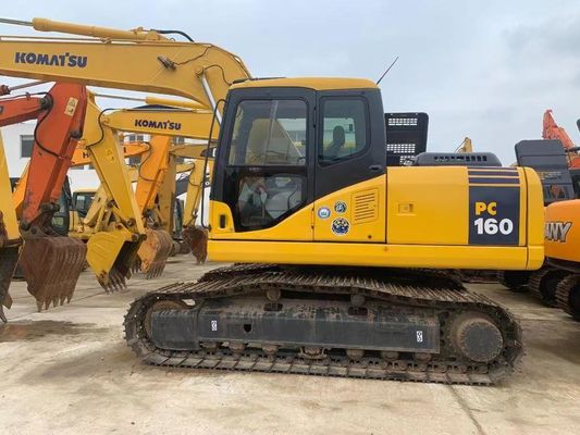 Nhật Bản Komatsu PC160LC-7 Mini Crawler Excavator tay thứ hai với động cơ mạnh mẽ