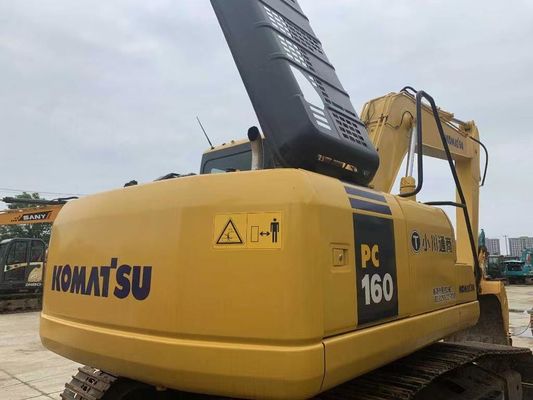 Nhật Bản Komatsu PC160LC-7 Mini Crawler Excavator tay thứ hai với động cơ mạnh mẽ