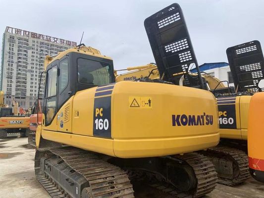 Nhật Bản Komatsu PC160LC-7 Mini Crawler Excavator tay thứ hai với động cơ mạnh mẽ