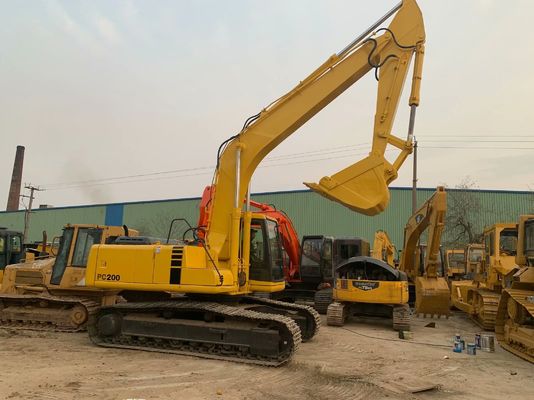 Hiệu suất cao sử dụng Komatsu PC200 6 máy đào nguyên bản Nhật Bản mạnh mẽ