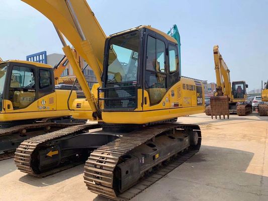 Hoạt động dễ dàng Máy đào Komatsu cũ PC200-7 Bản gốc Nhật Bản Máy đào 20 tấn