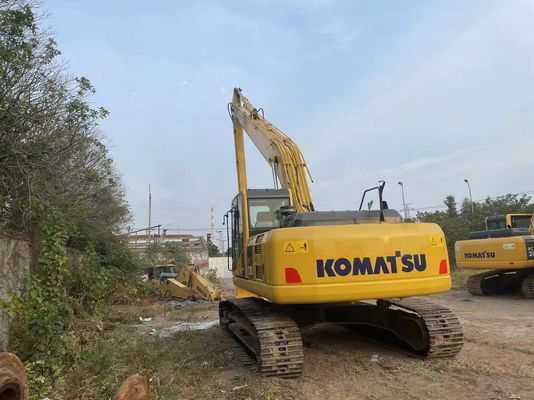 Originla Nhật Bản sử dụng Komatsu Excavator PC220-7 Crawler với cánh tay dài 18 mét