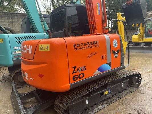 Nhật Bản gốc sử dụng Hitachi ZX60 Mini Crawler Excavator với ngón tay cái thủy lực