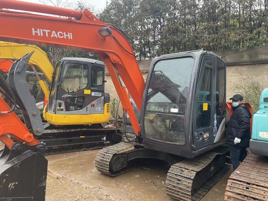 Nhật Bản gốc sử dụng Hitachi ZX60 Mini Crawler Excavator với ngón tay cái thủy lực
