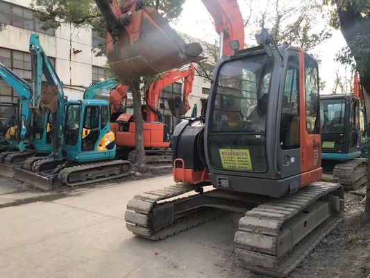 Nhật Bản sử dụng máy đào ZX75US-3 Hiệu quả năng lượng Hitachi Crawler Excavator
