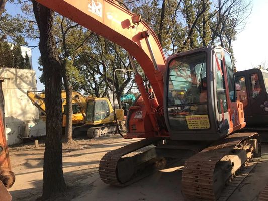 ZX135US Máy đào tay hai trong tình trạng tốt Hitachi Crawler Excavator Màu gốc