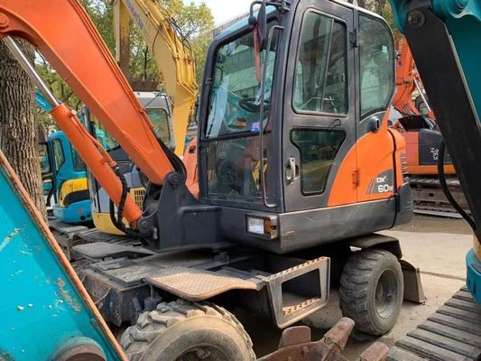 Máy đào bánh xe Doosan DX60W cũ Trong tình trạng tuyệt vời/ Máy đào bánh xe mini Doosan cũ Để bán