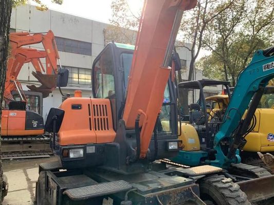 Máy đào bánh xe Doosan DX60W cũ Trong tình trạng tuyệt vời/ Máy đào bánh xe mini Doosan cũ Để bán