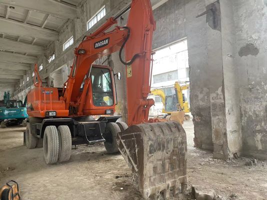 Kiểm soát thông minh sử dụng máy đào DH150W-7 Doosan Wheel Excavator 2012 năm