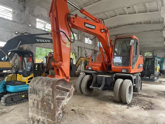 Kiểm soát thông minh sử dụng máy đào DH150W-7 Doosan Wheel Excavator 2012 năm