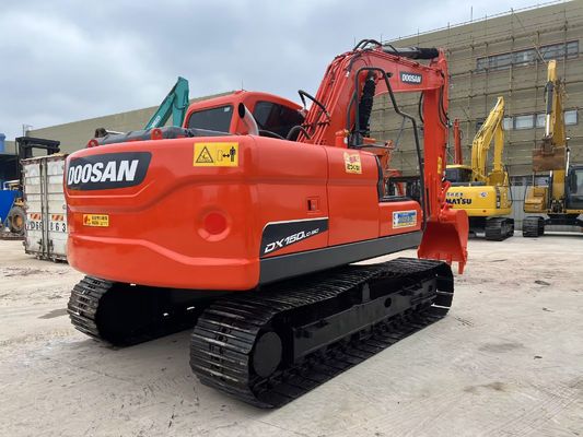Crawler gắn DX150-9C Excavator Doosan cũ gốc Hàn Quốc
