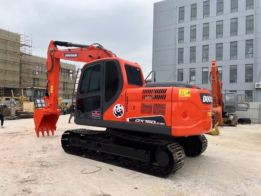 Crawler gắn DX150-9C Excavator Doosan cũ gốc Hàn Quốc