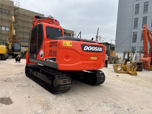 Crawler gắn DX150-9C Excavator Doosan cũ gốc Hàn Quốc