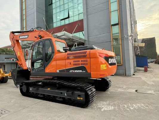 Doosan DX225LCA gốc của Hàn Quốc Thiết bị đào cũ loại Crawler