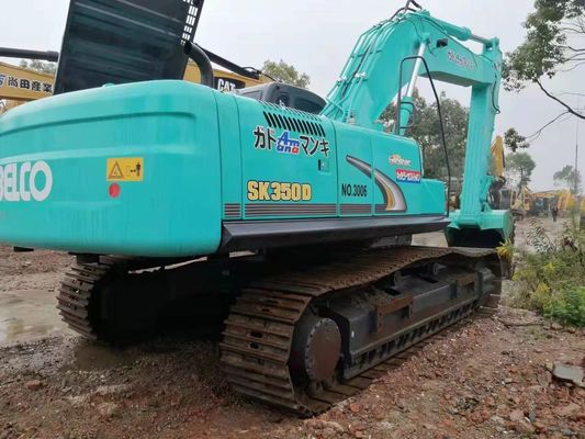 Máy đào crawler sử dụng Kobelco SK350-8 Máy đào 35 tấn với sơn gốc