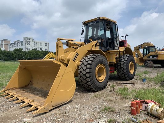 Tiếng ồn thấp 966H Máy tải bánh xe CAT sử dụng hiệu quả cao với động cơ CAT